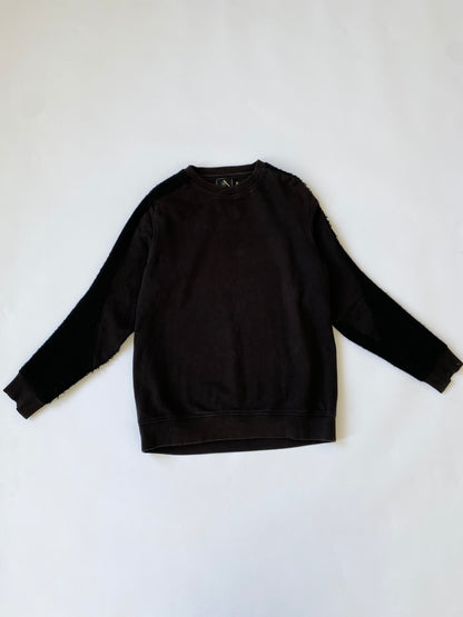 Maharishi Fleece Detailing Sweatshirt in Black.