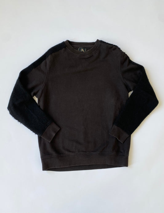 Maharishi Fleece Detailing Sweatshirt in Black.
