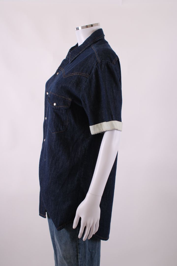 McQ Dress short sleeve Navy Denim S | Small, Navy