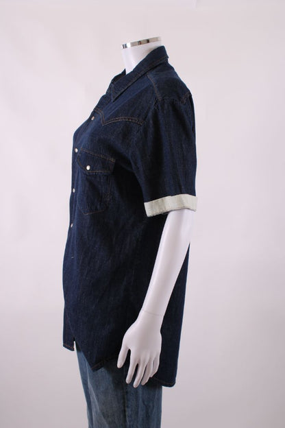 McQ Dress short sleeve Navy Denim S | Small, Navy