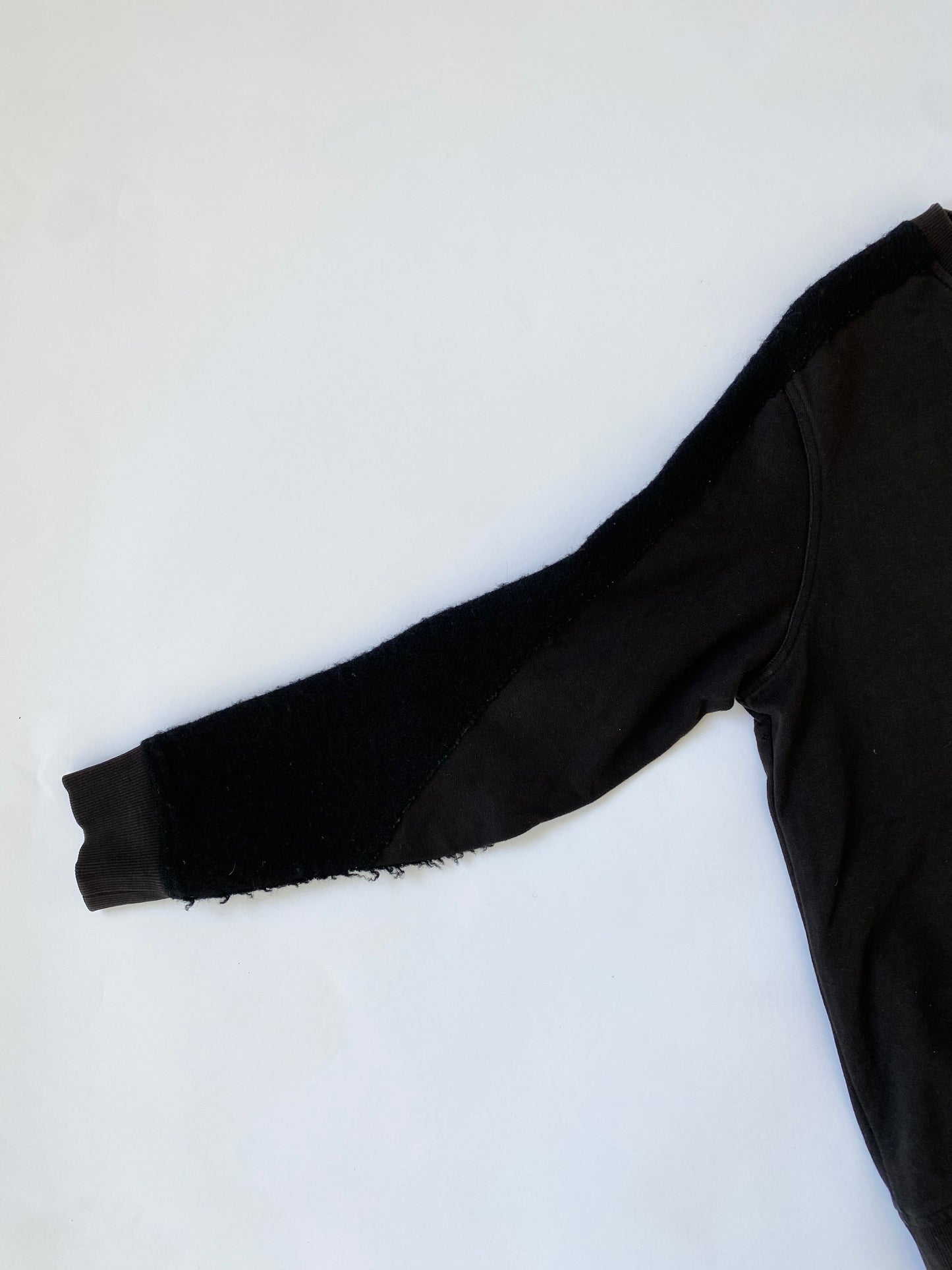 Maharishi Fleece Detailing Sweatshirt in Black.