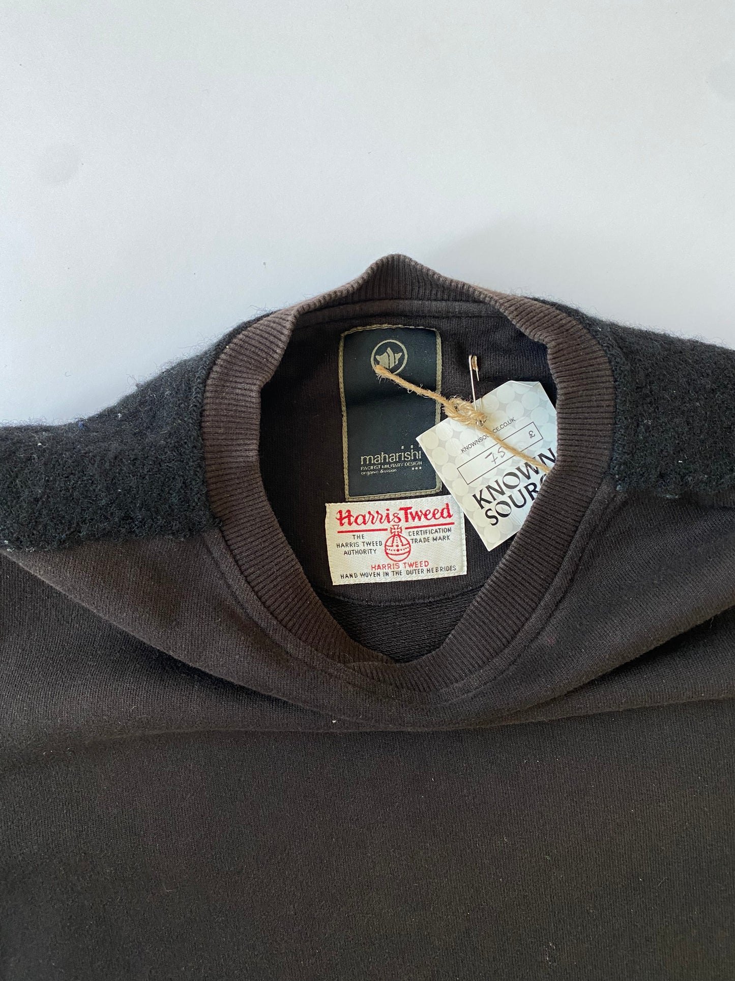 Maharishi Fleece Detailing Sweatshirt in Black.