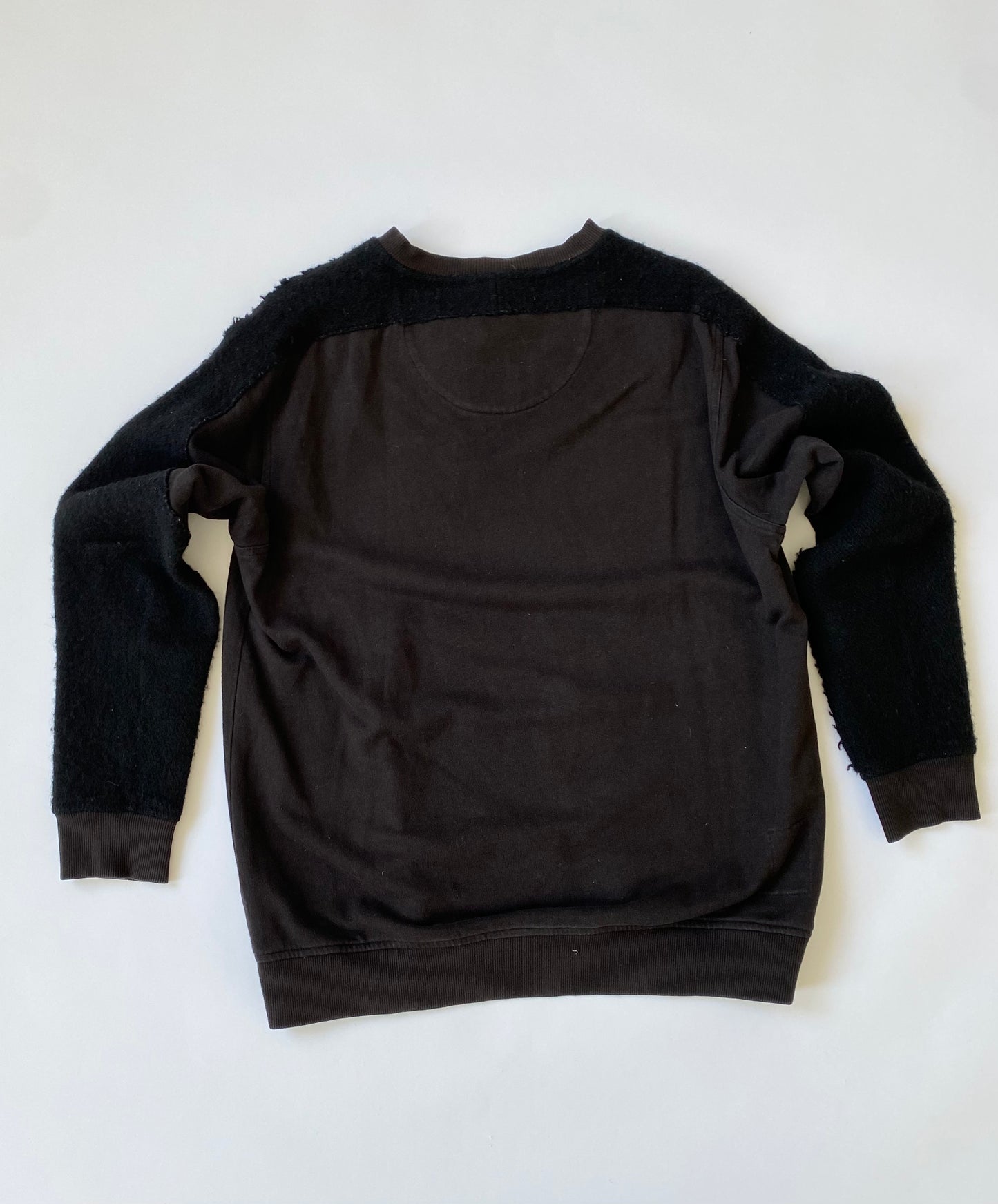 Maharishi Fleece Detailing Sweatshirt in Black.