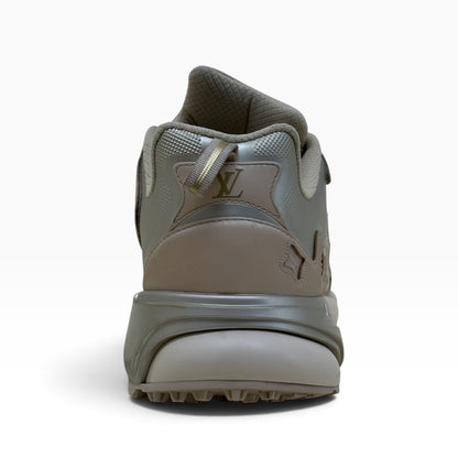 LOUIS VUITTON LV RUNNER TATIC TRAINERS BEIGE SILVER UK8 | UK 8, Beige