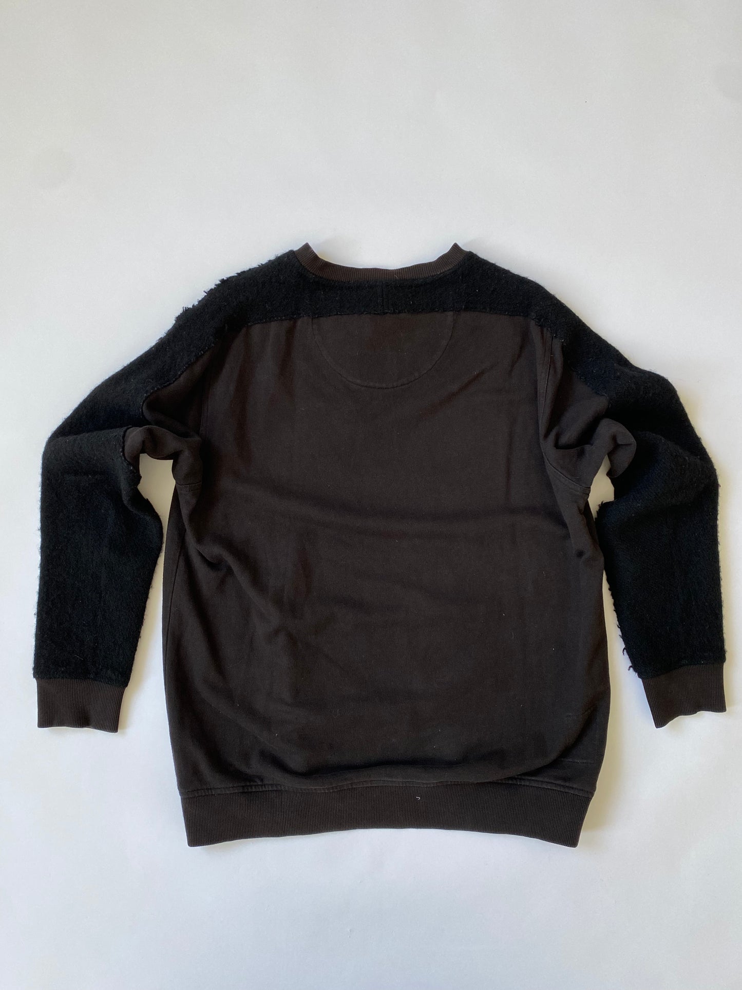 Maharishi Fleece Detailing Sweatshirt in Black.