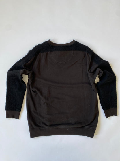Maharishi Fleece Detailing Sweatshirt in Black.