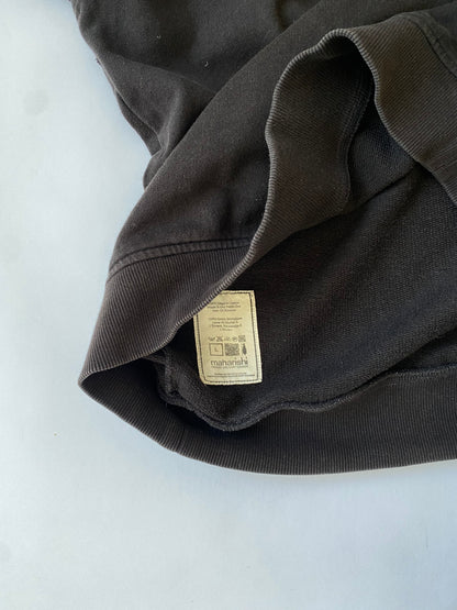 Maharishi Fleece Detailing Sweatshirt in Black.