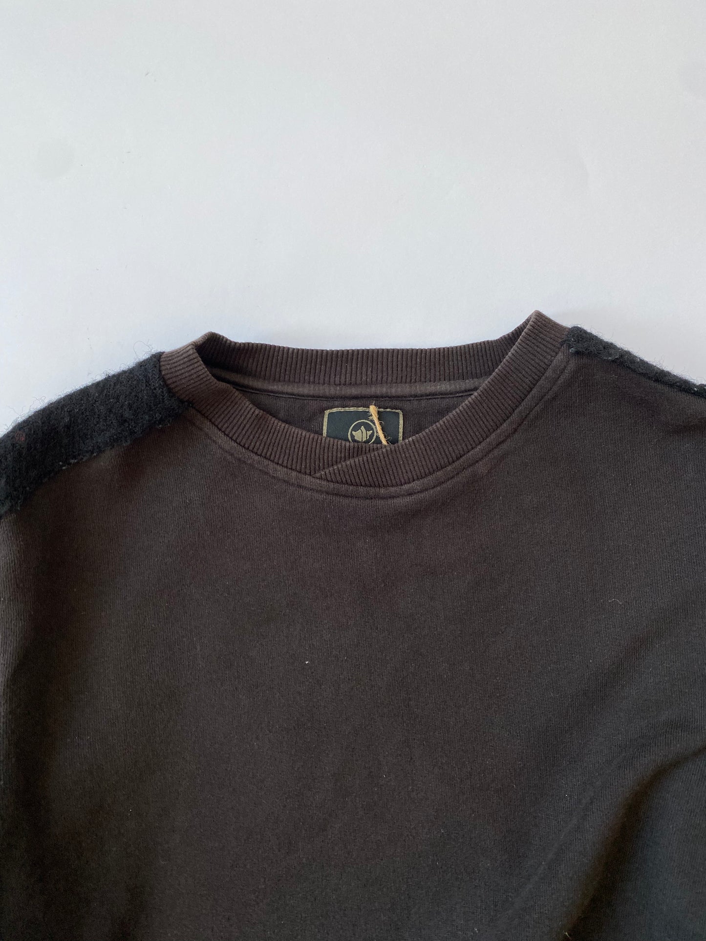 Maharishi Fleece Detailing Sweatshirt in Black.