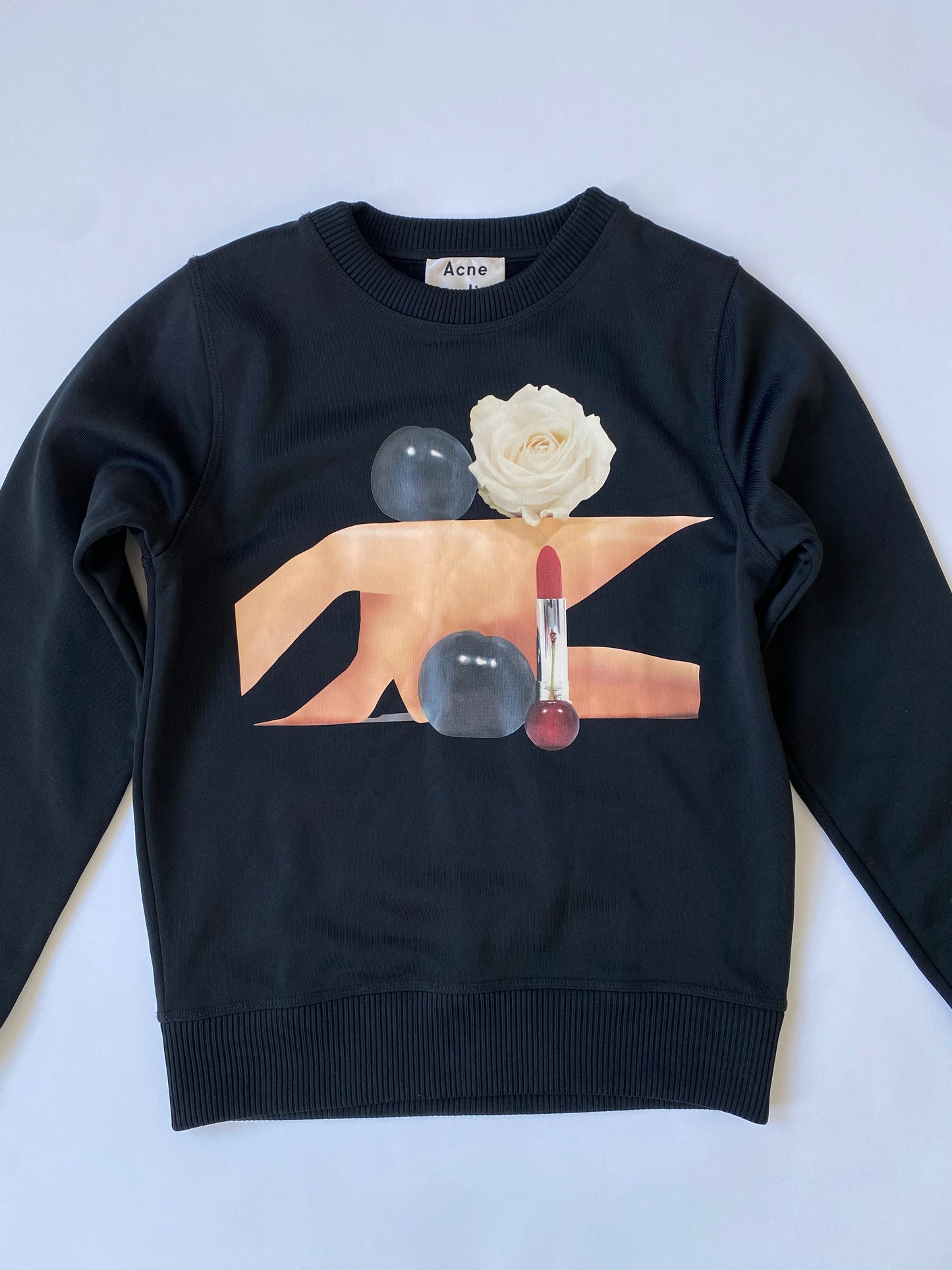 Acne Studios Printed Lipstick Sweatshirt