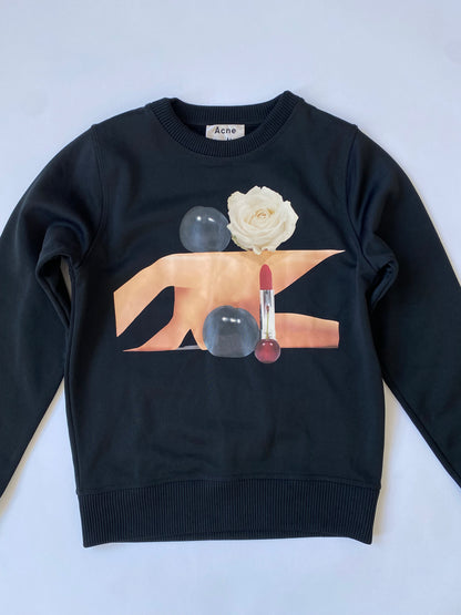 Acne Studios Printed Lipstick Sweatshirt