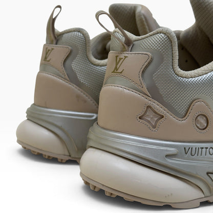 LOUIS VUITTON LV RUNNER TATIC TRAINERS BEIGE SILVER UK8 | UK 8, Beige