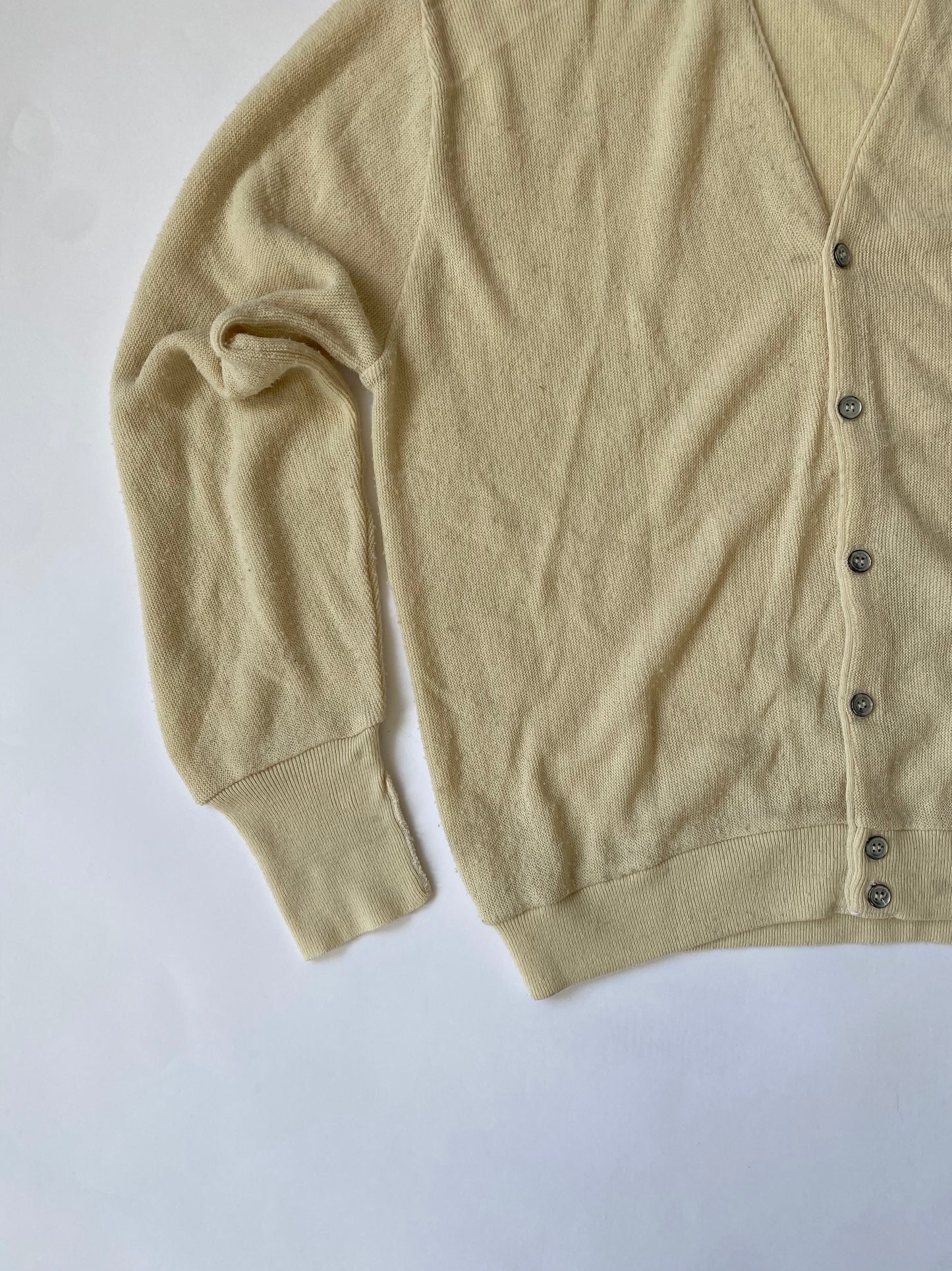 90’s Lacoste Izod Cardigan in Beige