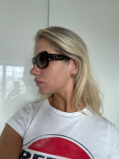 2000s Christian Dior Tortoise Oversized Sunglasses | O/S, Brown