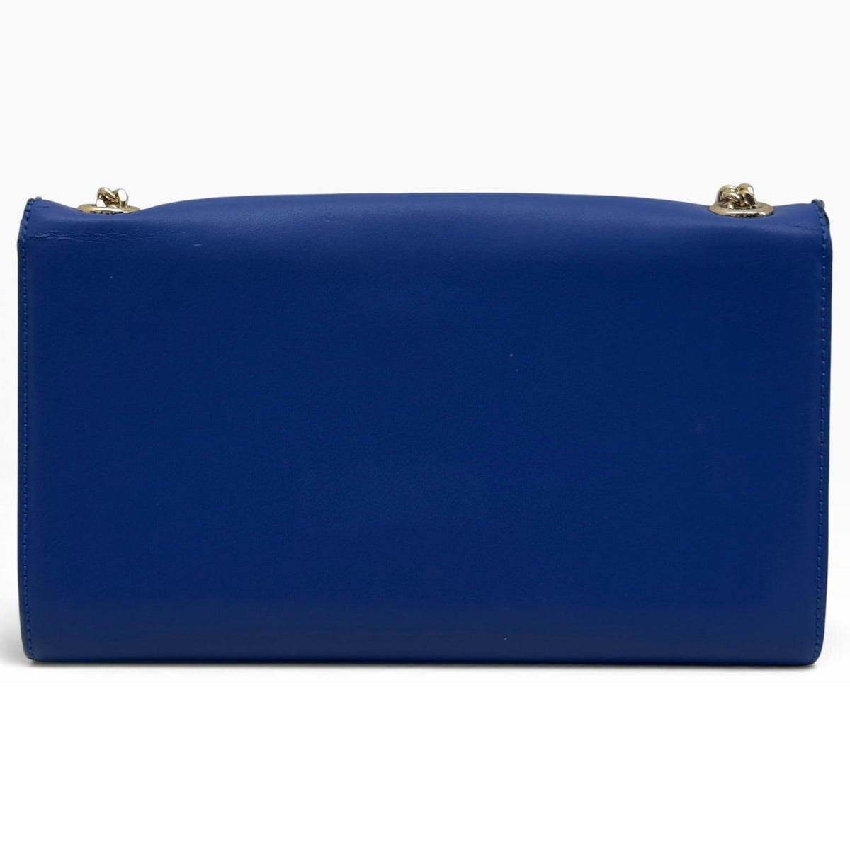 SAINT LAURENT YSL KATE CHAIN SHOULDER BAG ROYAL BLUE / GOLD M | O/S, Blue