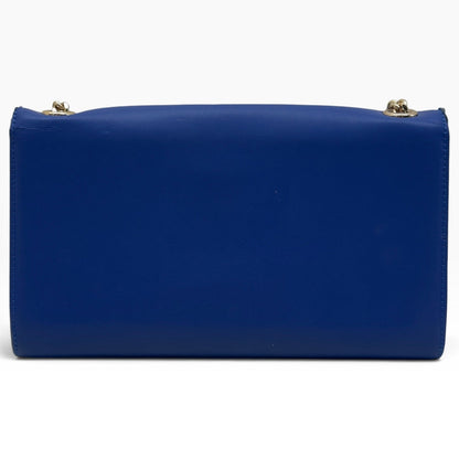 SAINT LAURENT YSL KATE CHAIN SHOULDER BAG ROYAL BLUE / GOLD M | O/S, Blue