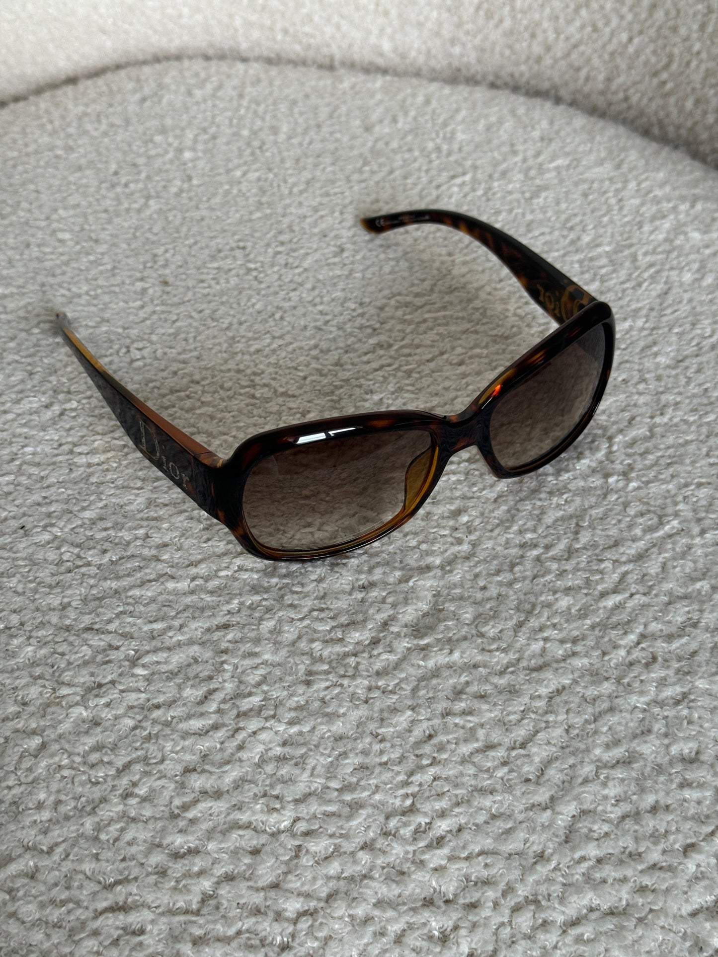2000s Christian Dior Tortoise Oversized Sunglasses | O/S, Brown
