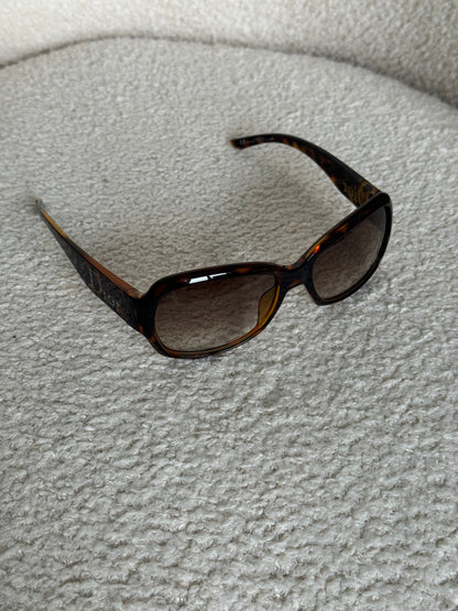 2000s Christian Dior Tortoise Oversized Sunglasses | O/S, Brown