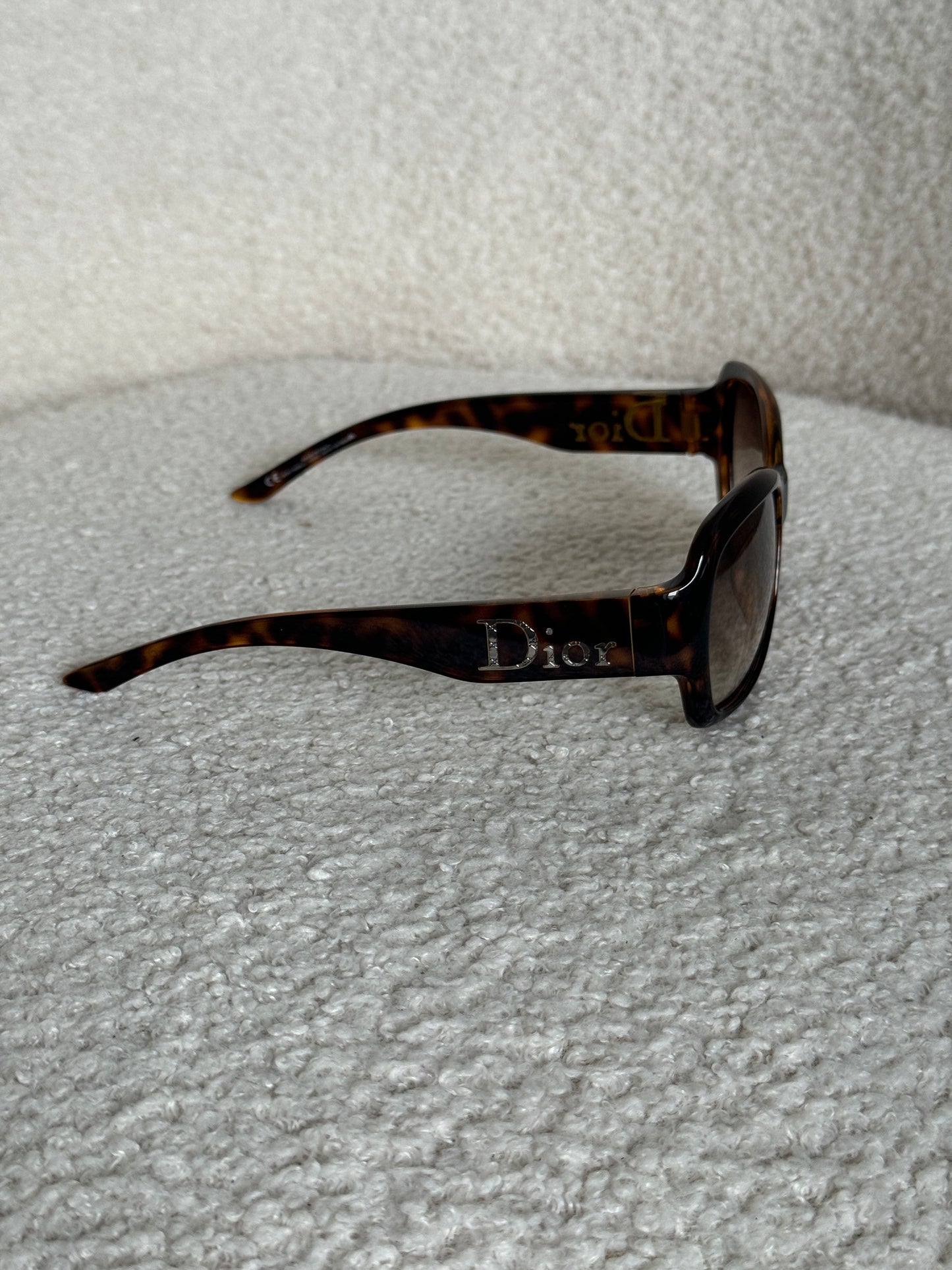 2000s Christian Dior Tortoise Oversized Sunglasses | O/S, Brown