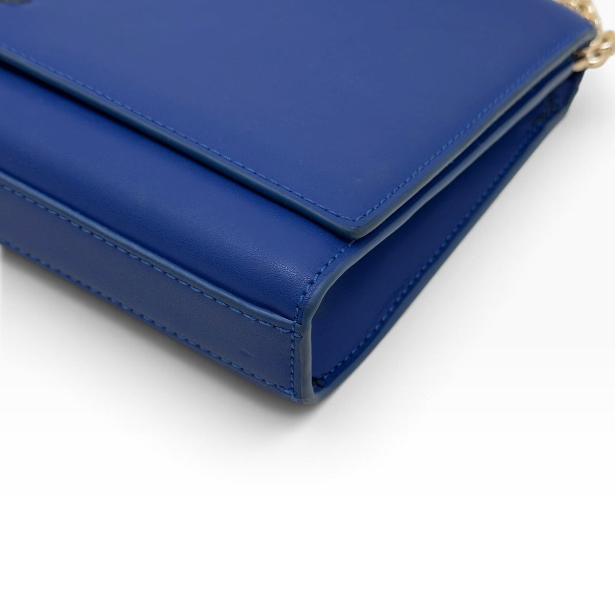 SAINT LAURENT YSL KATE CHAIN SHOULDER BAG ROYAL BLUE / GOLD M | O/S, Blue
