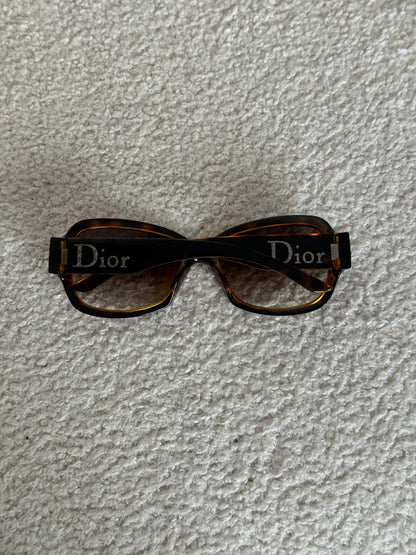 2000s Christian Dior Tortoise Oversized Sunglasses | O/S, Brown