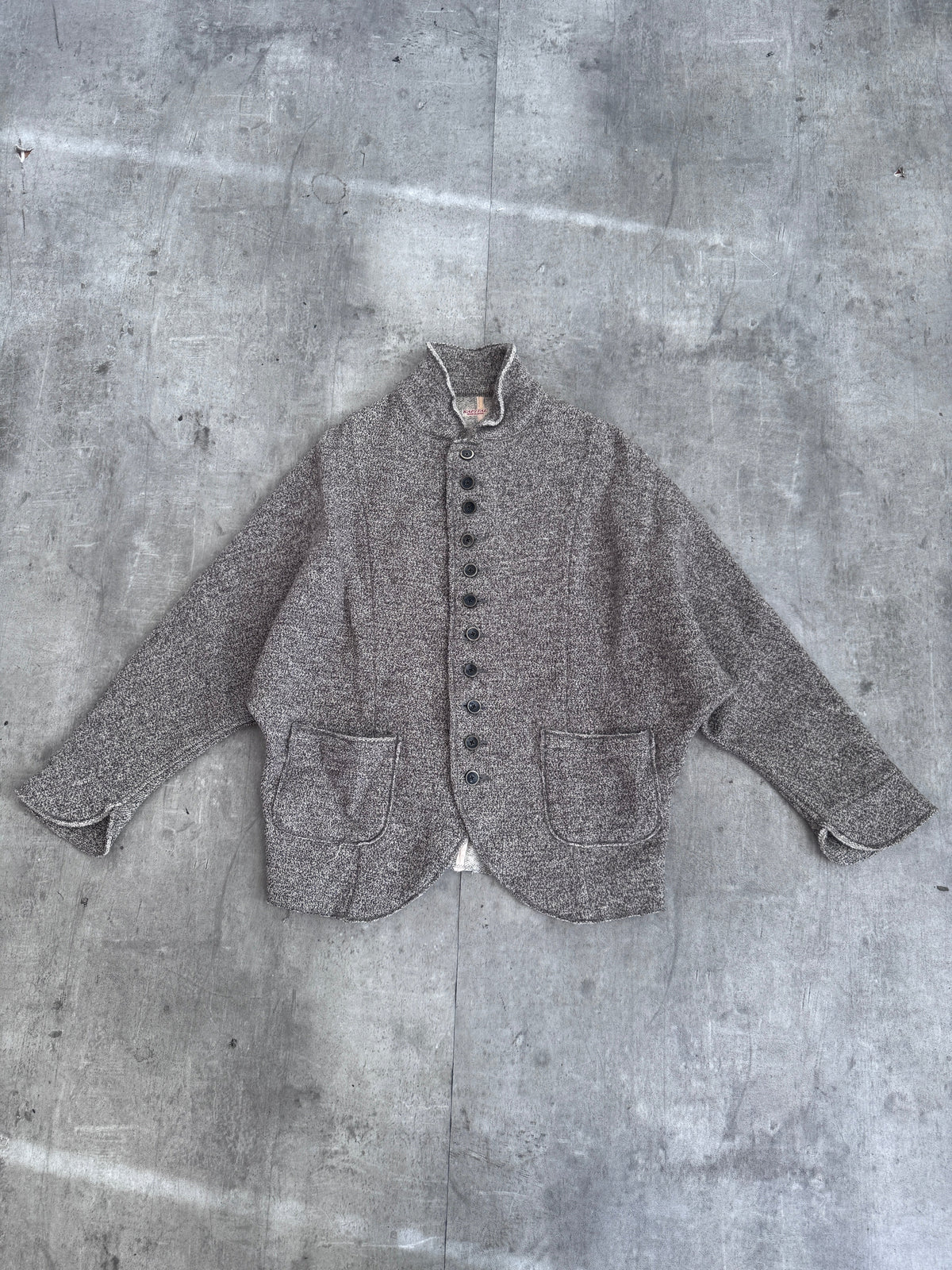 Kapital Marled Wool Dolman Jacket | Medium, Multicoloured