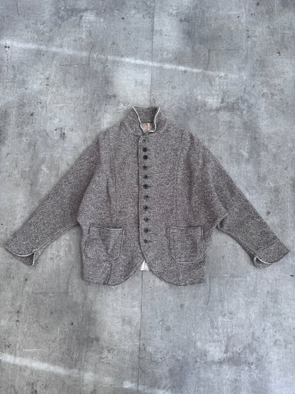 Kapital Marled Wool Dolman Jacket | Medium, Multicoloured