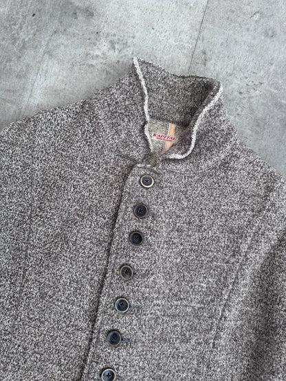 Kapital Marled Wool Dolman Jacket | Medium, Multicoloured