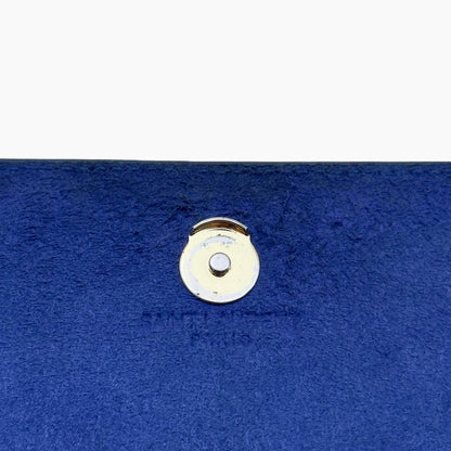 SAINT LAURENT YSL KATE CHAIN SHOULDER BAG ROYAL BLUE / GOLD M | O/S, Blue