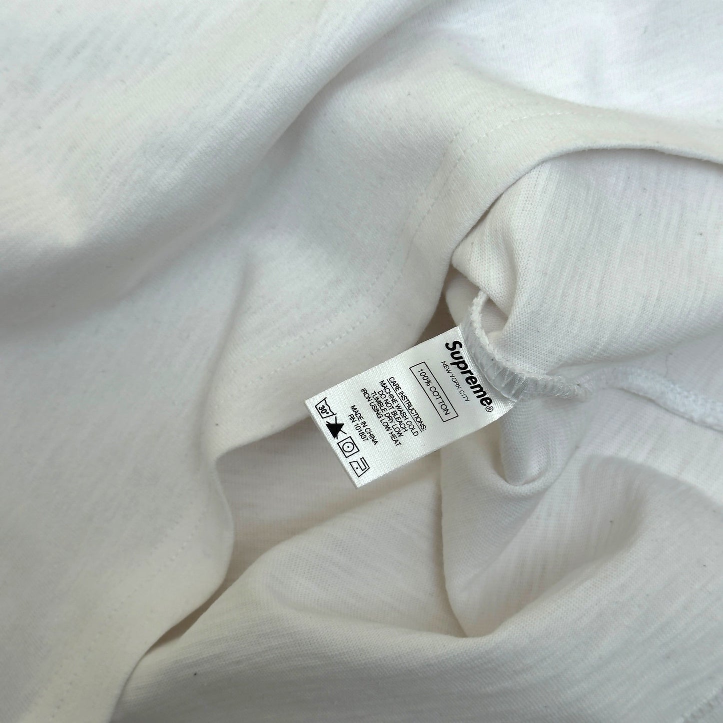 SUPREME STAR LOGO T-SHIRT WHITE / BLACK M | Medium, Black