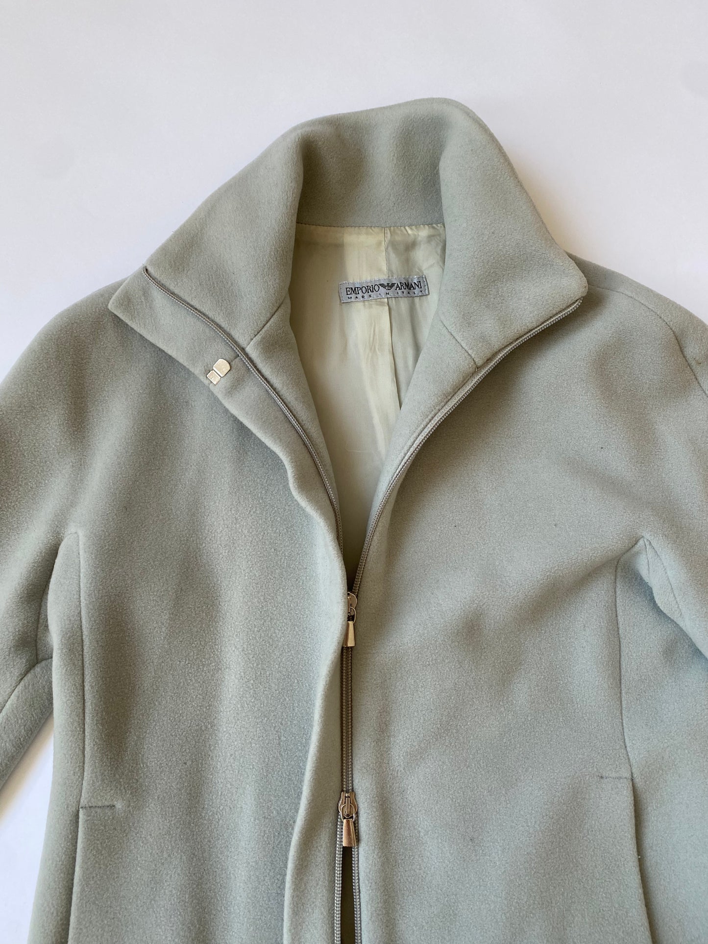 00’s Emporio Armani Dual Zip Fleece Jacket