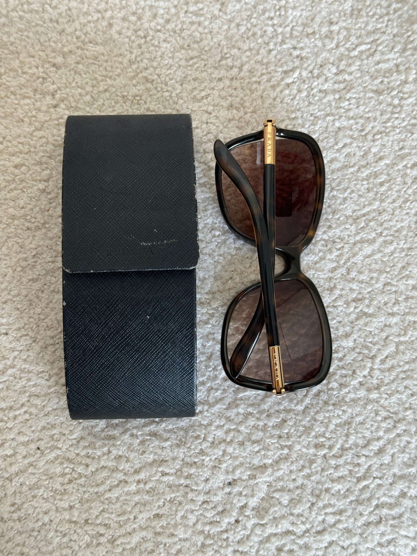 2000s Prada Oversized Sunglasses | O/S, Brown