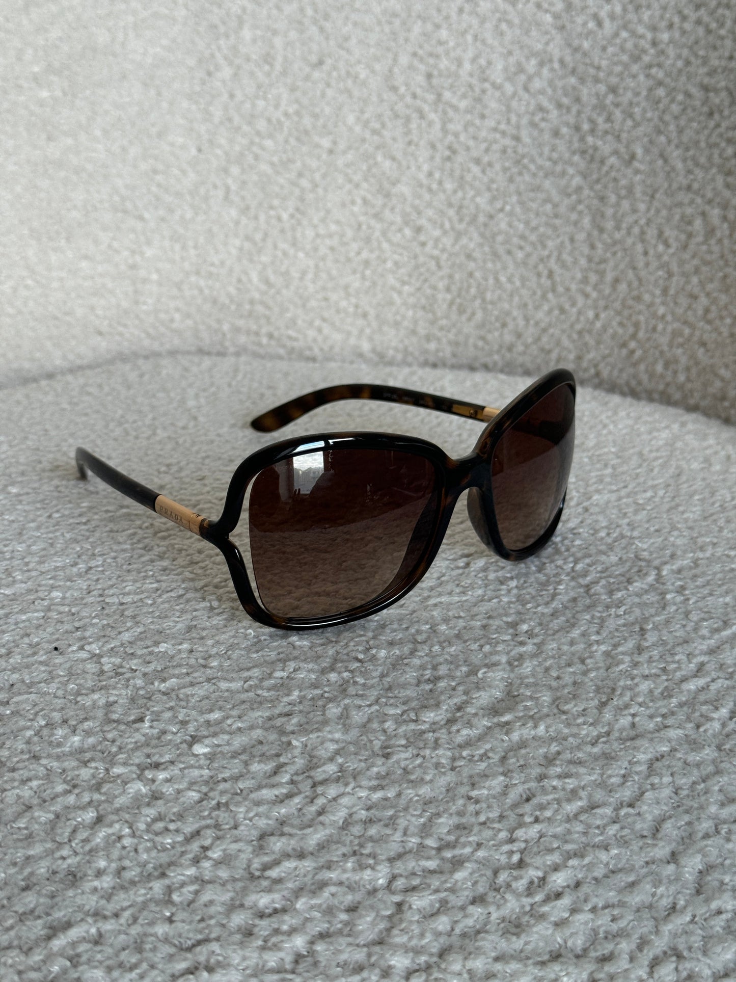 2000s Prada Oversized Sunglasses | O/S, Brown