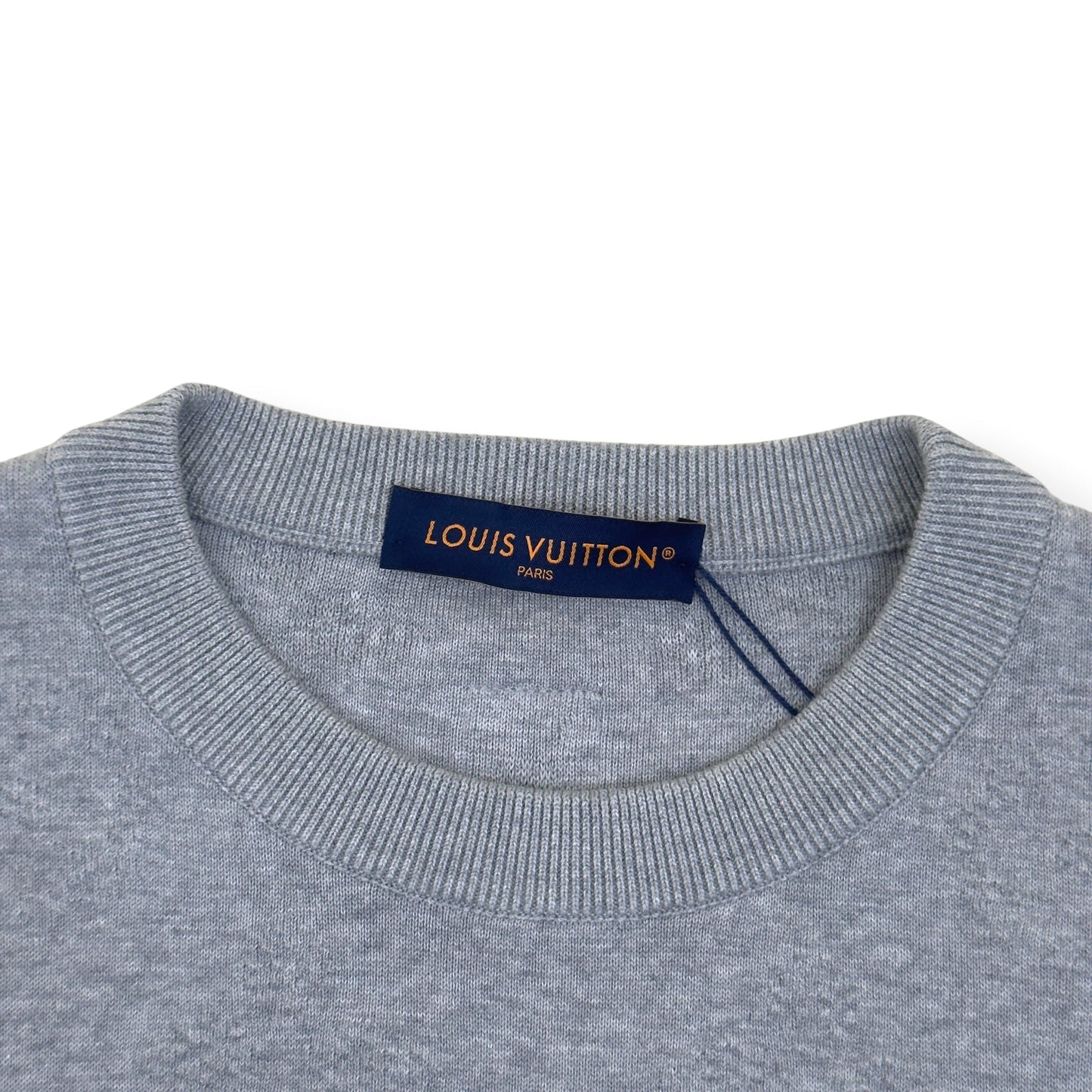 LOUIS VUITTON SAFARI MONOGRAM POINTED PULLOVER GREY XXL | XXL, Grey