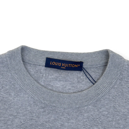 LOUIS VUITTON SAFARI MONOGRAM POINTED PULLOVER GREY XXL | XXL, Grey