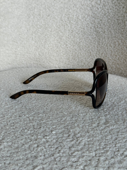 2000s Prada Oversized Sunglasses | O/S, Brown