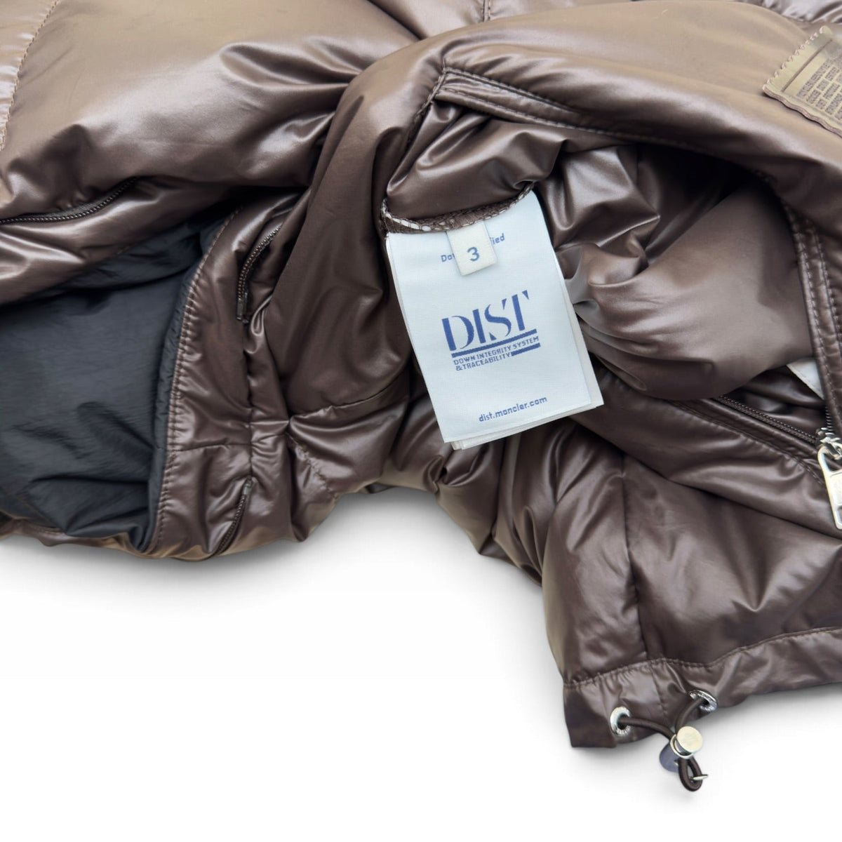MONCLER VERONE REVERSIBLE DOWN PUFFER JACKET BROWN / BLACK 3 / M | Medium, Black