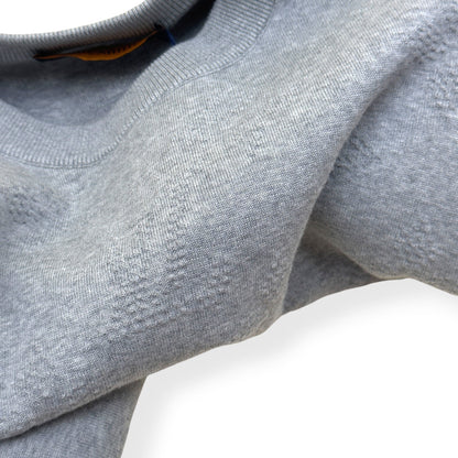 LOUIS VUITTON SAFARI MONOGRAM POINTED PULLOVER GREY XXL | XXL, Grey