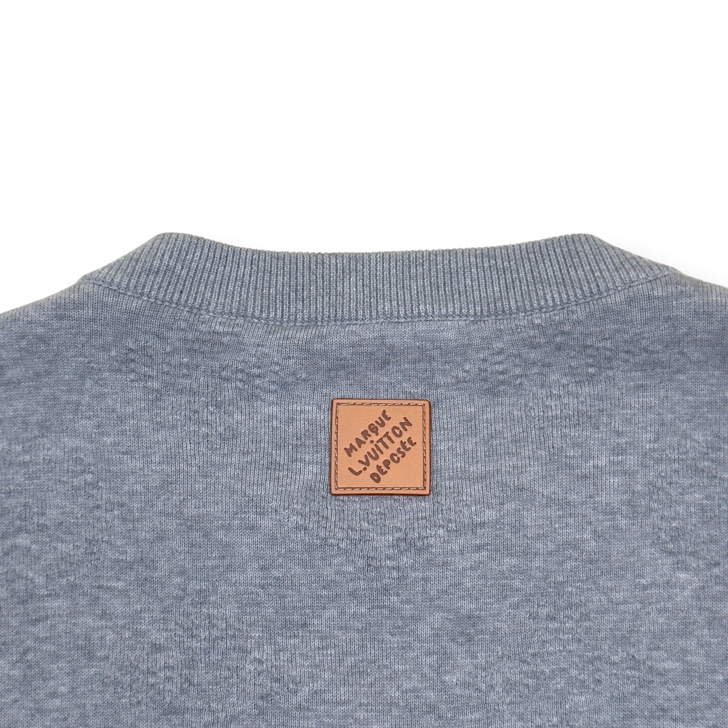 LOUIS VUITTON SAFARI MONOGRAM POINTED PULLOVER GREY XXL | XXL, Grey