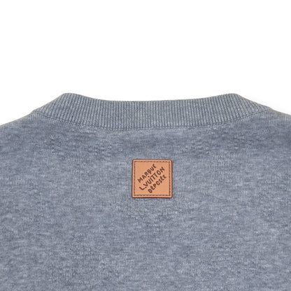 LOUIS VUITTON SAFARI MONOGRAM POINTED PULLOVER GREY XXL | XXL, Grey