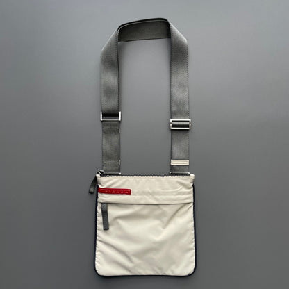 Prada Sport 'Pomice' Grey 00s Crossbody Bag | O/S, Grey