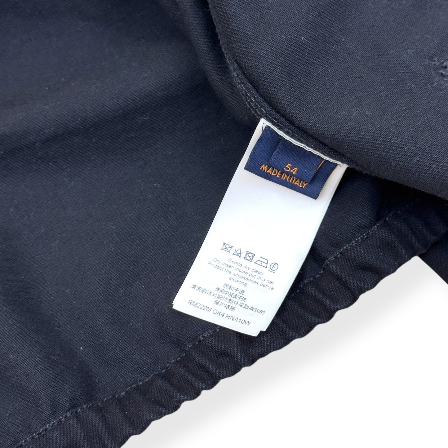LOUIS VUITTON MONOGRAM DENIM JACQUARD ZIP-UP HOODIE JACKET BLACK 54 / XL | XL, Black