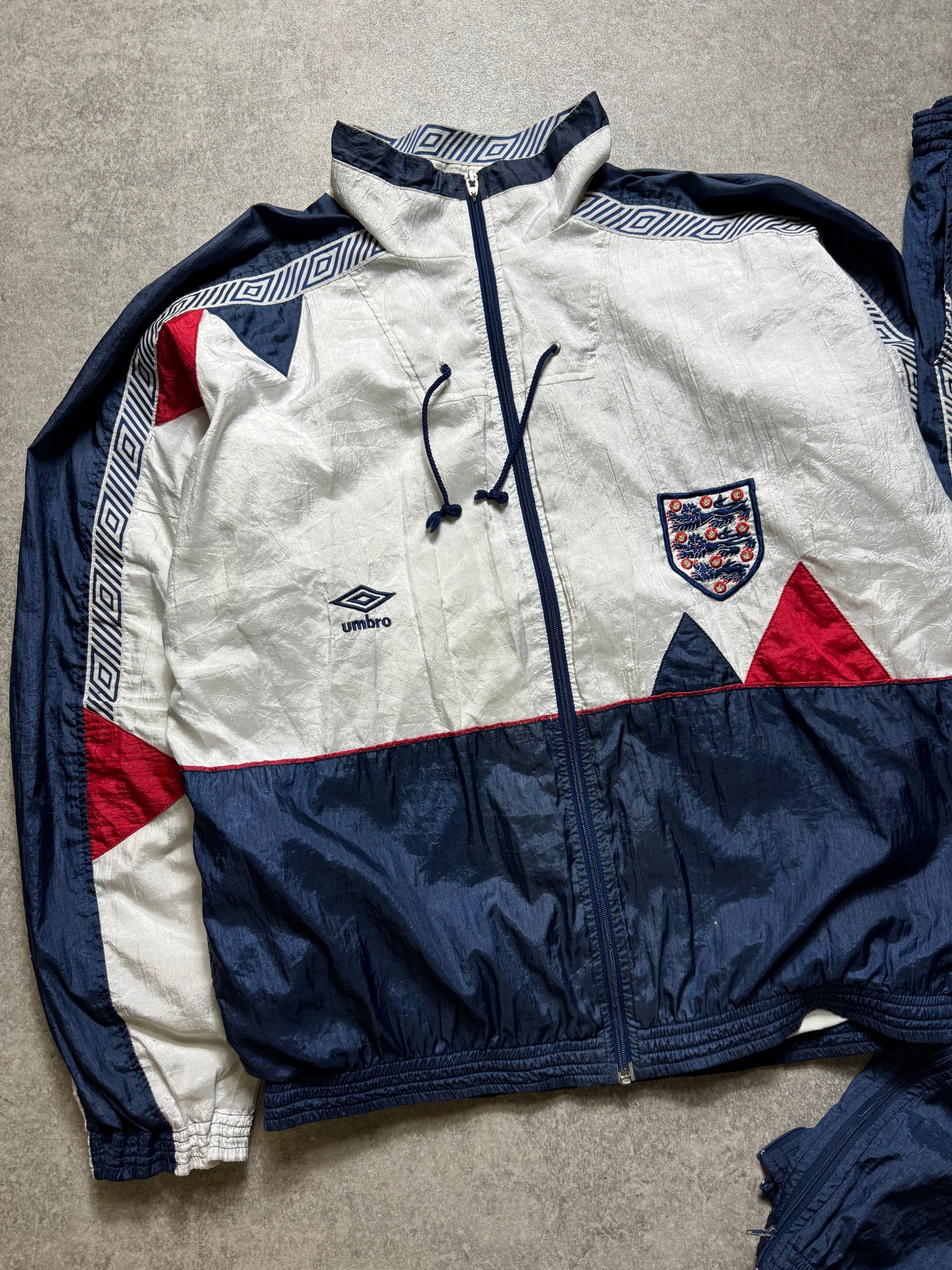 1990-92 England Vintage Umbro Football Tracksuit