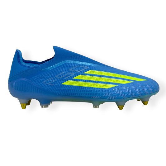 ADIDAS F50 ELITE LL SG FOOTBALL BOOTS BLUE / YELLOW UK10.5 | UK 10.5, Blue