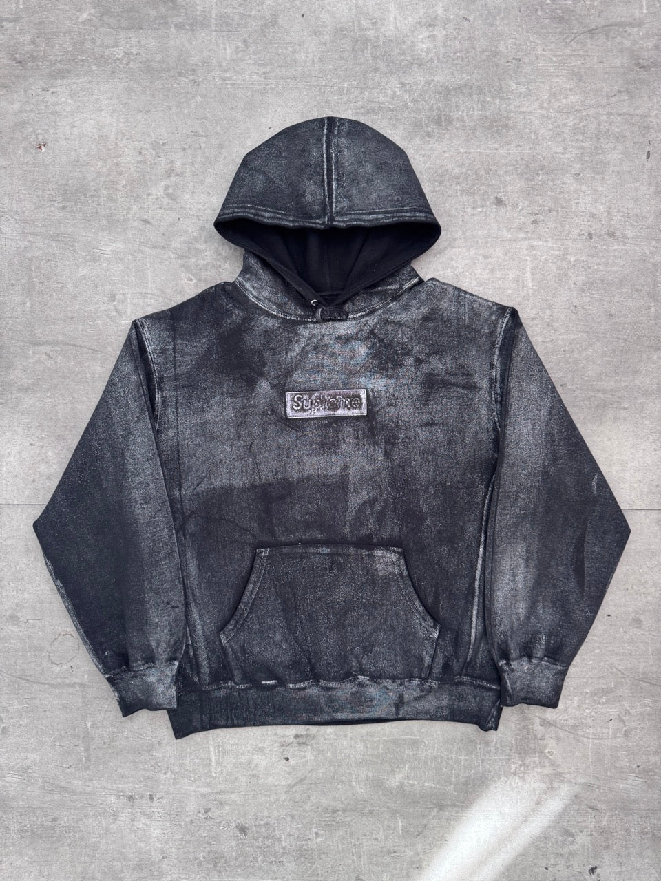 Supreme x Maison Margiela Black Hoodie (SD177). FA276 | Extra Large, Multicoloured