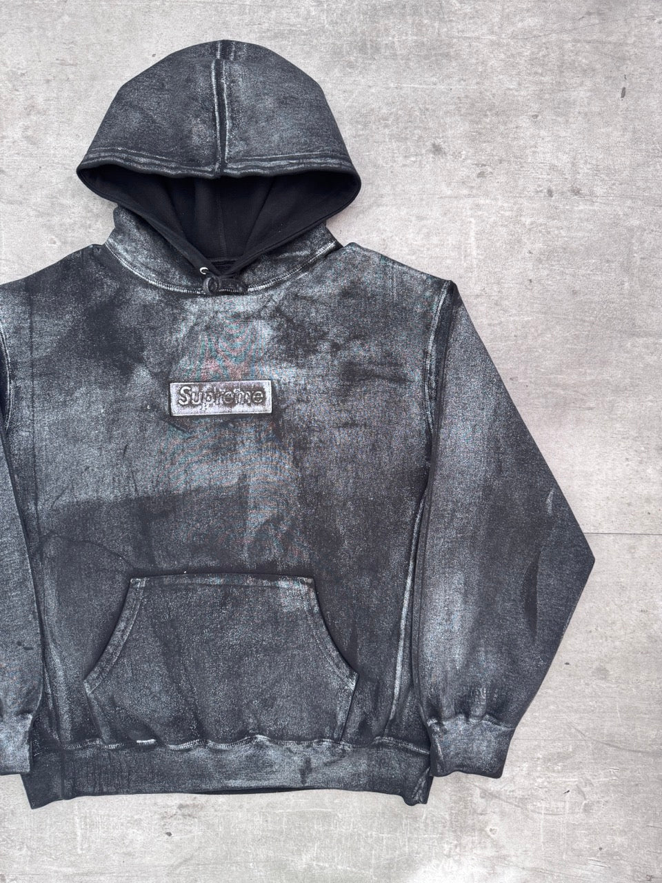 Supreme x Maison Margiela Black Hoodie (SD177). FA276 | Extra Large, Multicoloured
