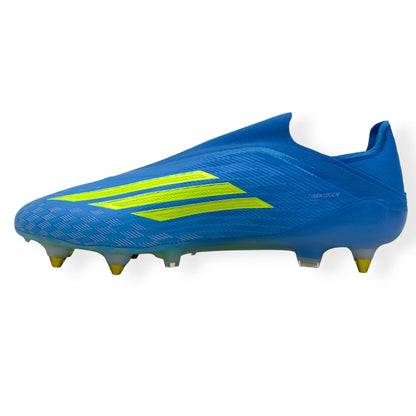 ADIDAS F50 ELITE LL SG FOOTBALL BOOTS BLUE / YELLOW UK10.5 | UK 10.5, Blue