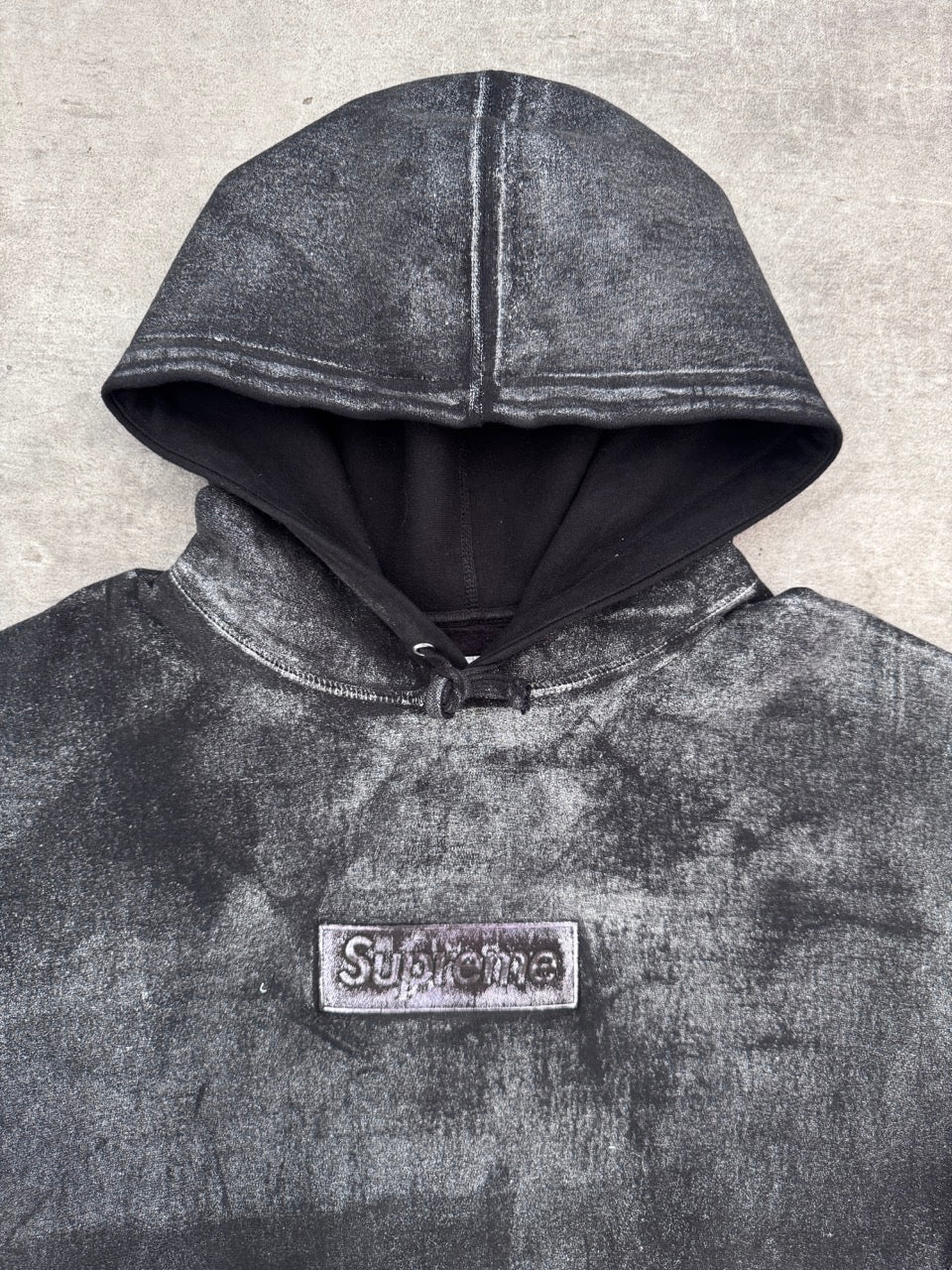 Supreme x Maison Margiela Black Hoodie (SD177). FA276 | Extra Large, Multicoloured