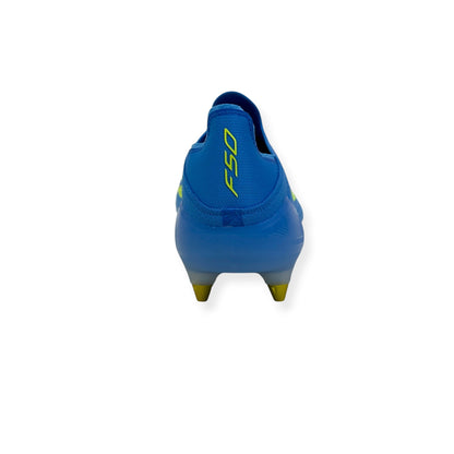 ADIDAS F50 ELITE LL SG FOOTBALL BOOTS BLUE / YELLOW UK10.5 | UK 10.5, Blue