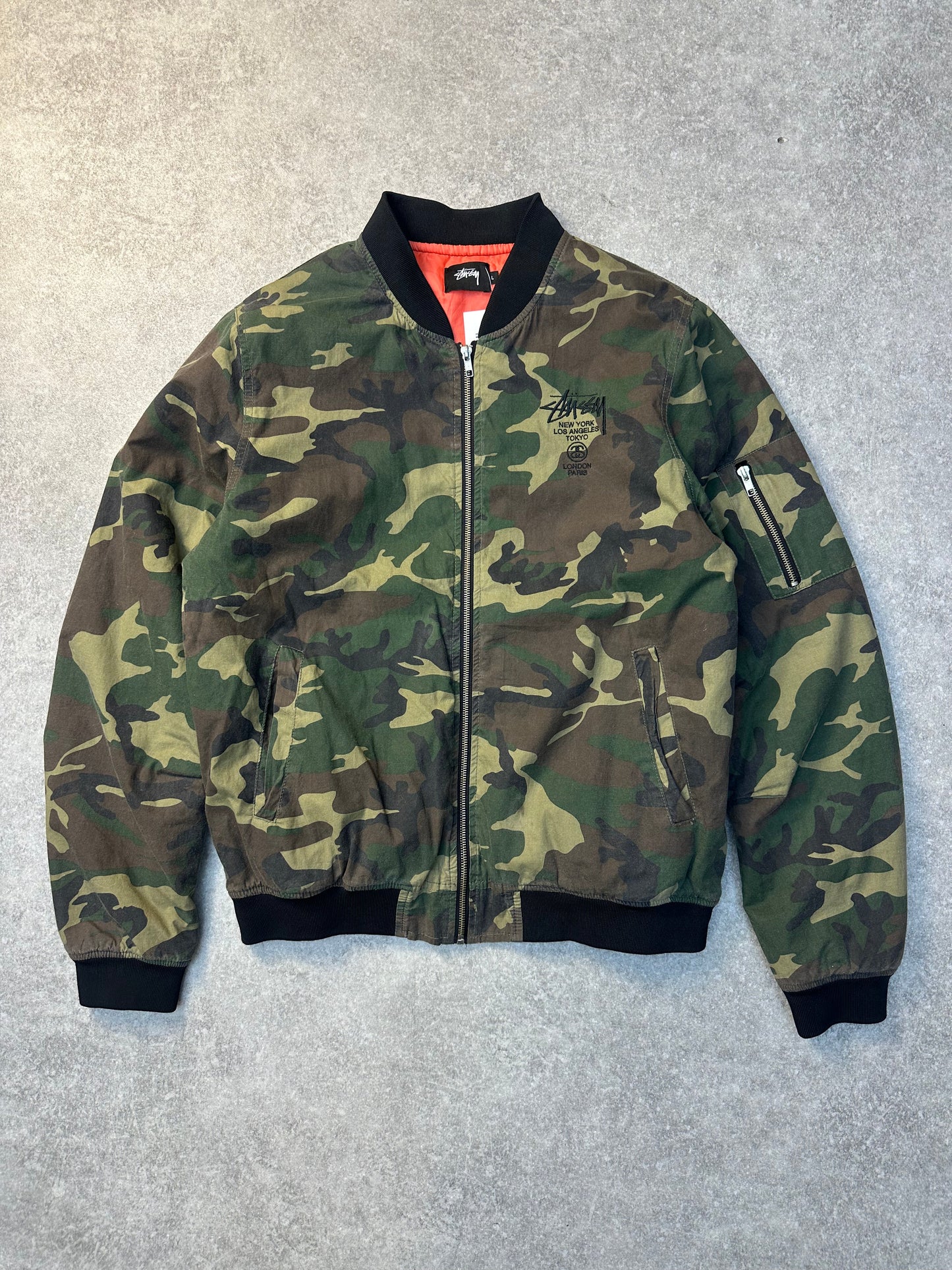 Stussy Camo Print Jacket