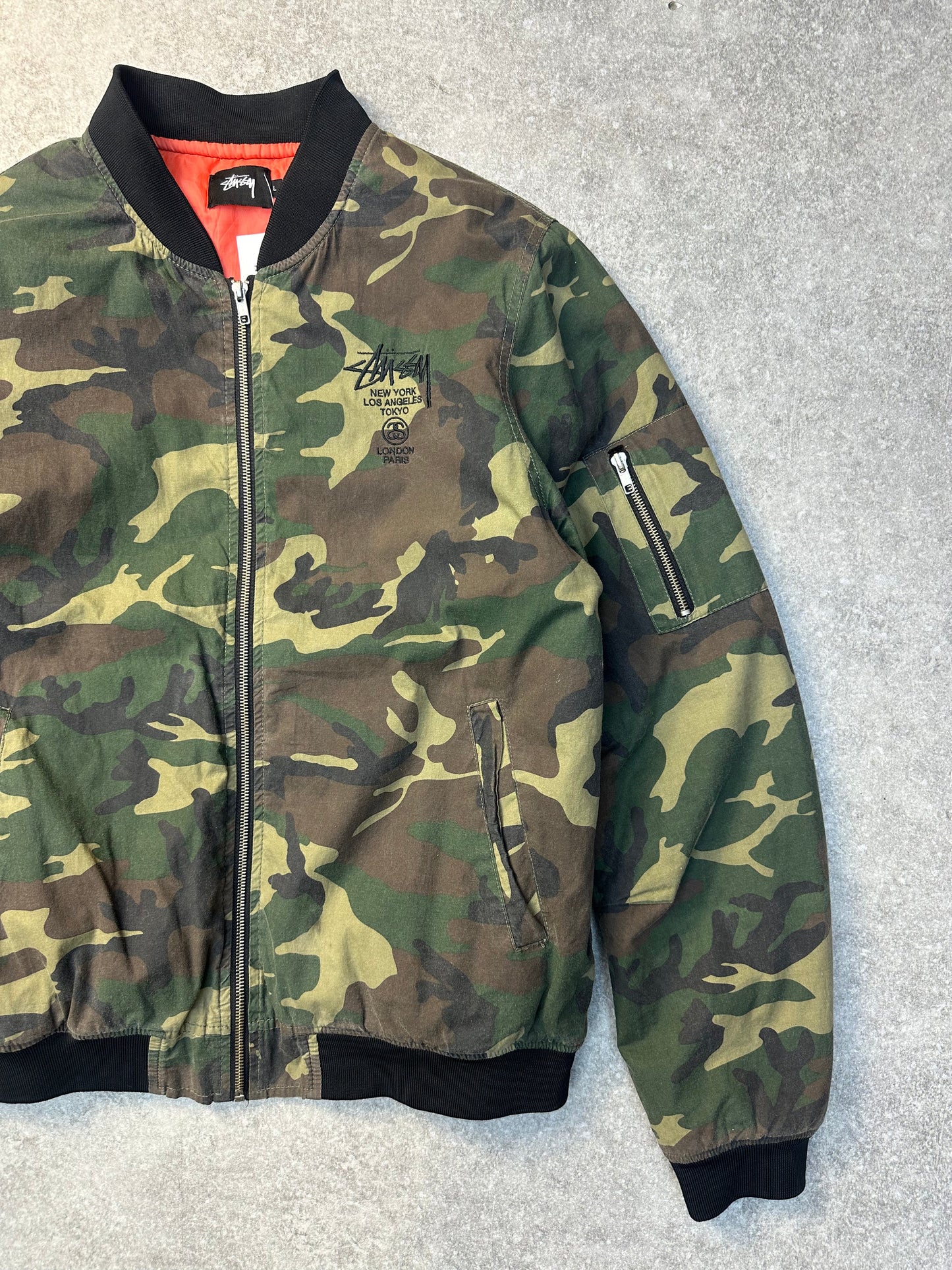 Stussy Camo Print Jacket